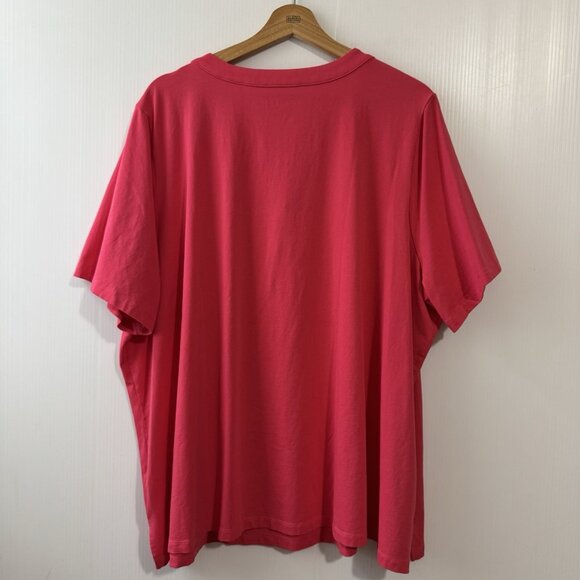 Catherines T Shirt Womens Sz 2X 22/24W Suprema Collection Short Sleeve Hot Pink - Picture 3 of 15